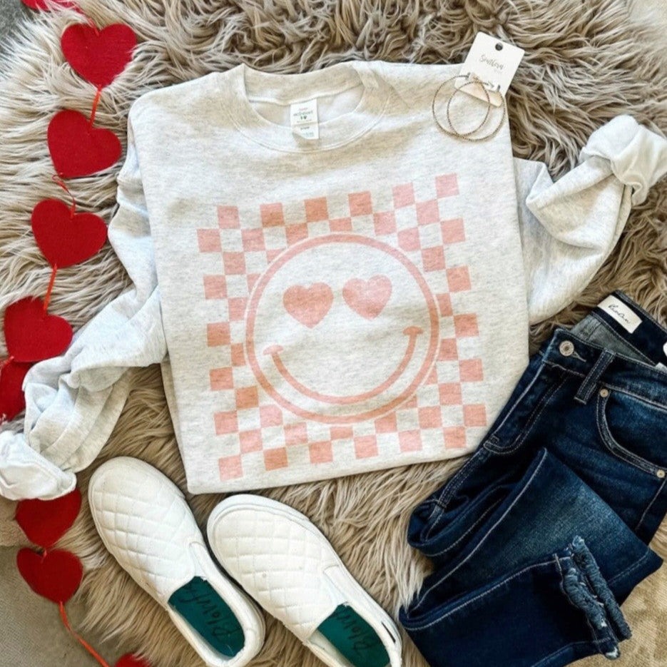 Heart Smiley Sweatshirt