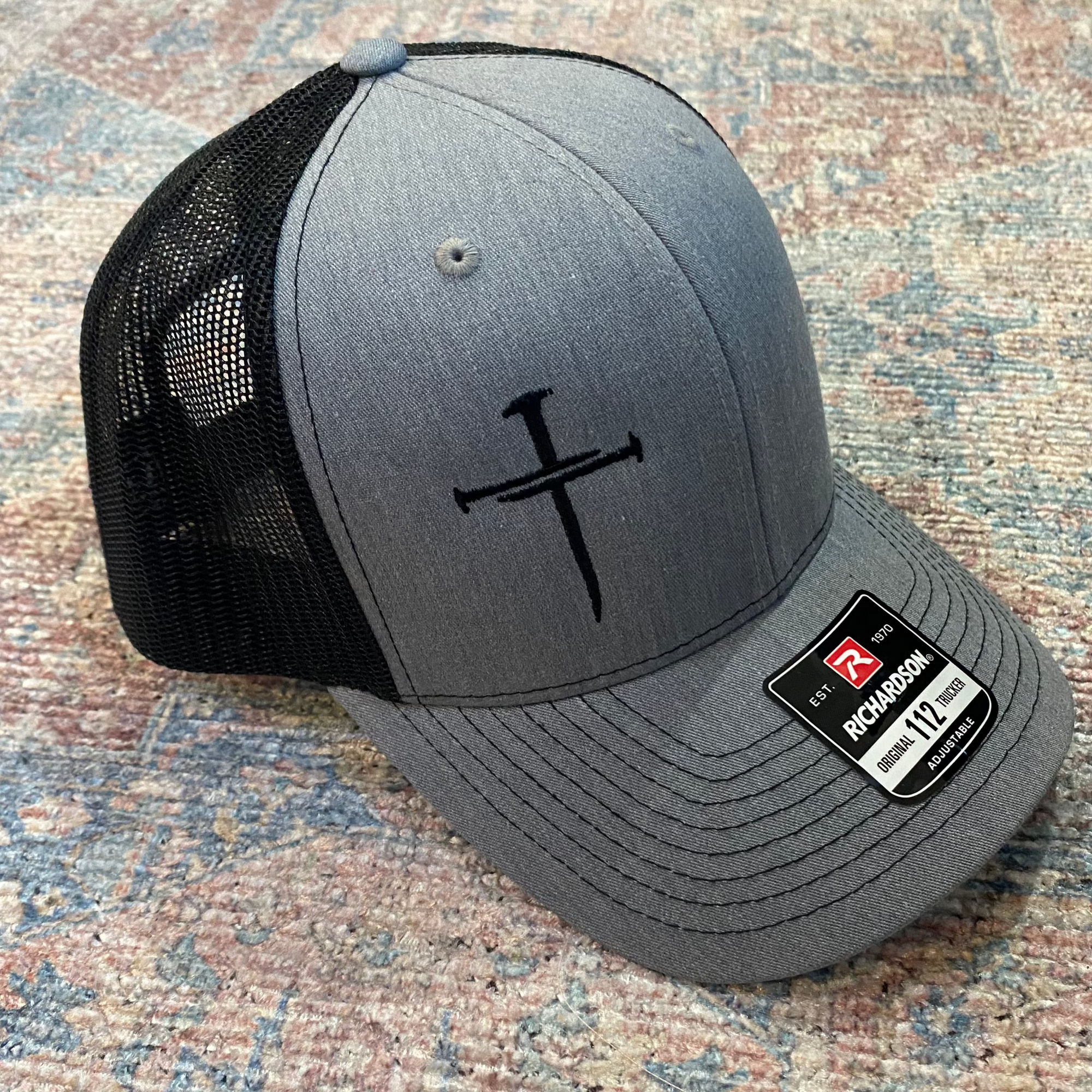 Embroidered Cross Hat