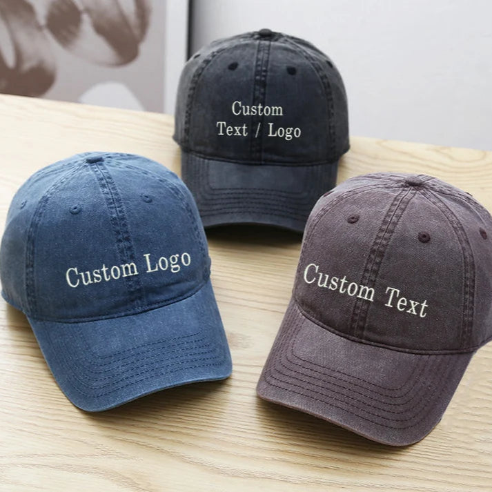 Custom Embroidered Pigment Dyed Hats