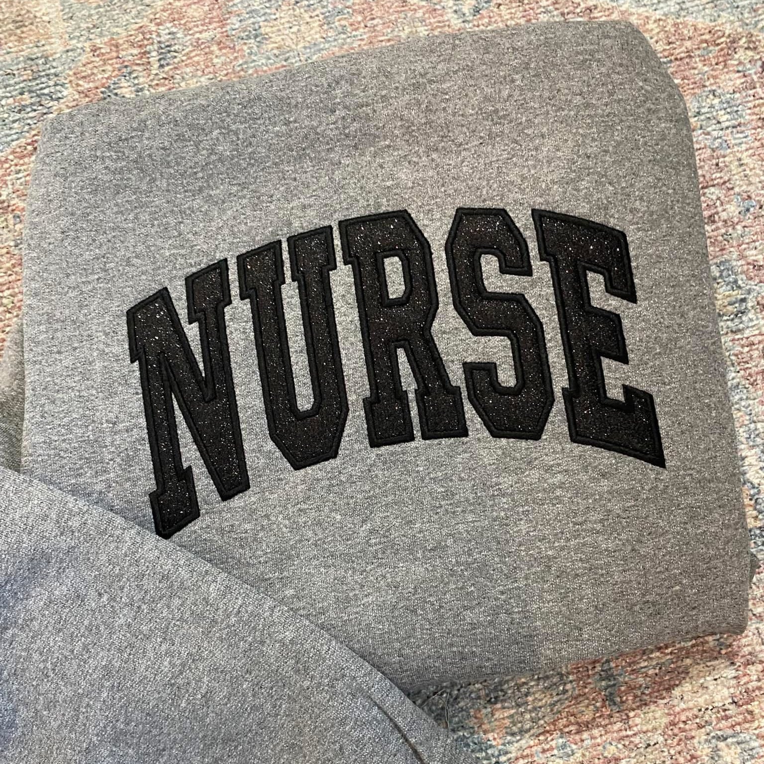 Embroidered Nurse Sweatshirt