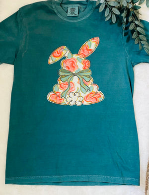 Floral Bunny Tee